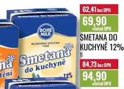 Ratio SMETANA DO KUCHYNĚ 12% 1l nabídka