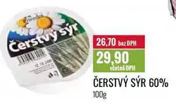 Ratio ČERSTVÝ SÝR 60% 100g nabídka