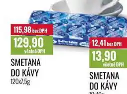 Ratio SMETANA DO KÁVY 120x7,5g nabídka