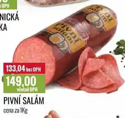 Ratio PIVNÍ SALÁM cena za 1Kg nabídka