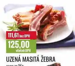 Ratio UZENÁ MASITÁ ŽEBRA cena za 1 kg nabídka