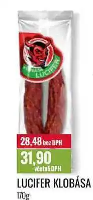 Ratio LUCIFER KLOBÁSA 170g nabídka