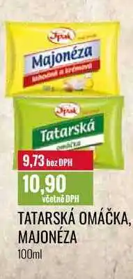 Ratio TATARSKÁ OMÁČKA, MAJONÉZA 100ml nabídka