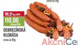 Ratio DEBRECÍNSKÁ KLOBÁSA cena za 1Kg nabídka
