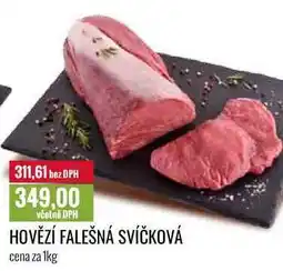 Ratio HOVĚZÍ FALEŠNÁ SVÍČKOVÁ cena za 1kg nabídka