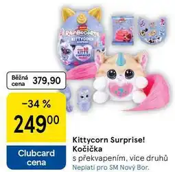 Tesco Kittycorn Surprise! Kočička s překvapením, více druhů nabídka