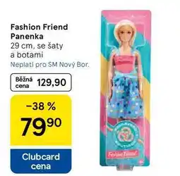 Tesco Fashion Friend Panenka, 29 cm, se šaty a botami nabídka