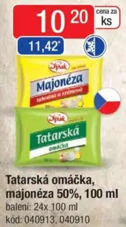 Qanto Tatarská omáčka, majonéza 50% nabídka