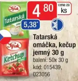 Qanto Spak Tatarská omáčka, kečup jemný nabídka