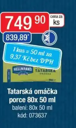 Qanto Tatarská omáčka porce nabídka