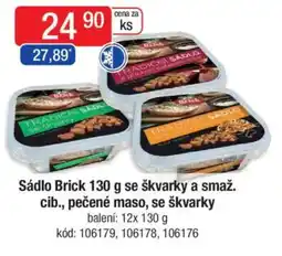 Qanto Sádlo Brick se škvarky a smaž. cib., pečené maso, se škvarky nabídka