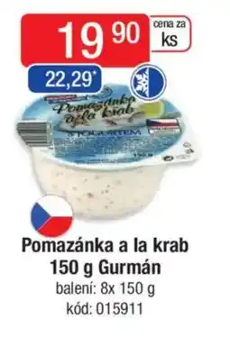 Qanto Pomazánka a la krab Gurmán nabídka