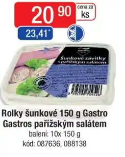 Qanto Rolky šunkové Gastro Gastros pařížským salátem nabídka