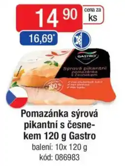 Qanto Pomazánka sýrová pikantní s česne- kem Gastro nabídka