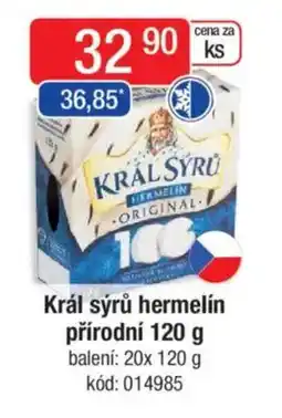 Qanto Král sýrů hermelín přírodní nabídka
