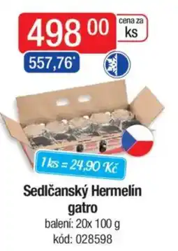 Qanto Sedlčanský Hermelín gatro nabídka