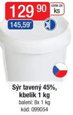 Qanto Sýr tavený 45%, kbelík nabídka