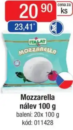 Qanto Mozzarella nálev nabídka