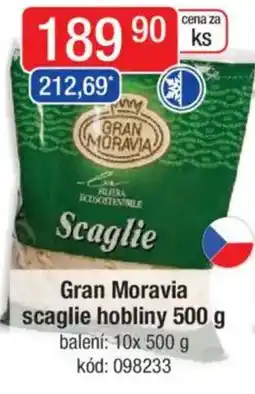 Qanto Gran Moravia scaglie hobliny nabídka