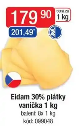Qanto Eidam 30% plátky vanička nabídka