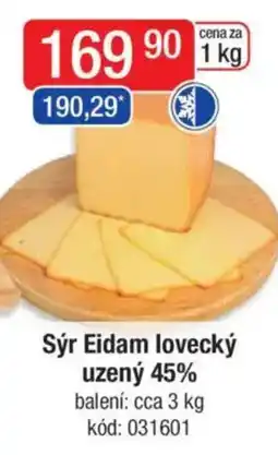 Qanto Sýr Eidam lovecký uzený 45% nabídka