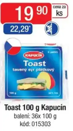 Qanto Toast Kapucín nabídka