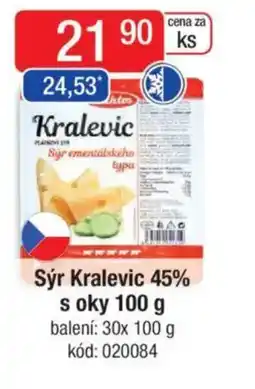 Qanto Sýr Kralevic 45% s oky nabídka