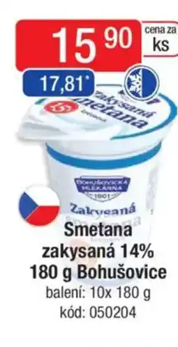 Qanto Smetana zakysaná 14% Bohušovice nabídka