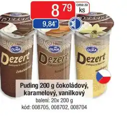 Qanto Puding čokoládový, karamelový, vanilkový nabídka