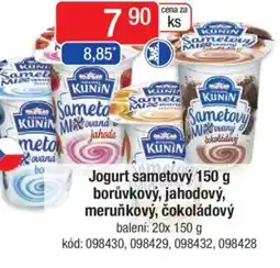 Qanto Jogurt sametový borůvkový, jahodový, meruňkový, čokoládový nabídka