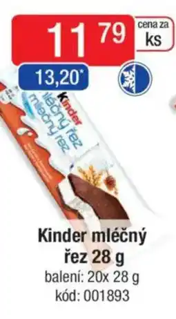 Qanto Kinder mléčný řez nabídka