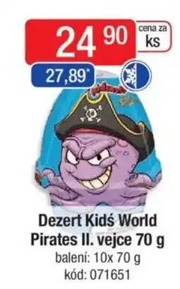 Qanto Dezert Kids World Pirates II. vejce nabídka