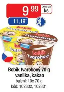 Qanto Bobík tvarohový vanilka, kakao nabídka