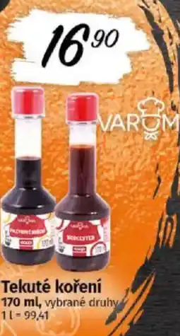 COOP TIP Tekuté koření nabídka