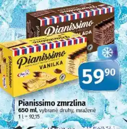 COOP TIP Pianissimo zmrzlina nabídka