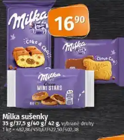 COOP TIP Milka sušenky nabídka