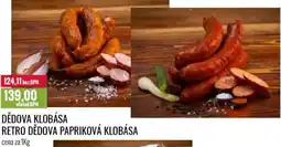 Ratio Dědova klobása retro dědova papriková klobása nabídka
