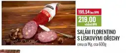 Ratio Salám florentino s lískovými ořechy nabídka
