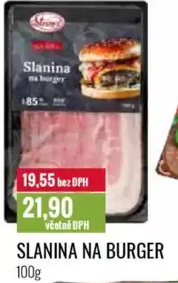Ratio Steinex Slanina na burger nabídka