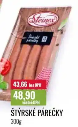Ratio Steinex Štýrské párečky nabídka