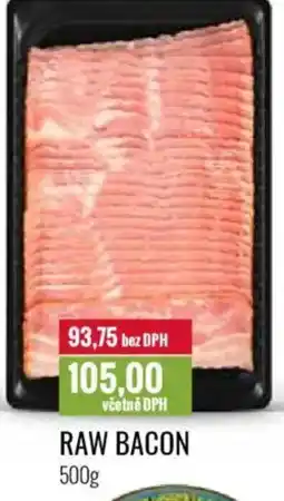 Ratio Raw bacon nabídka