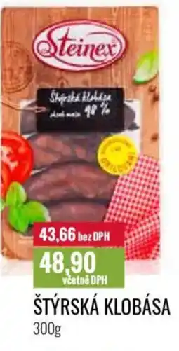 Ratio Steinex Štýrská klobása nabídka