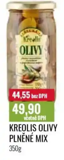 Ratio Kreolis olivy plněné mix nabídka