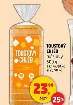 Penny Market TOUSTOVÝ CHLÉB máslový, 500 g nabídka