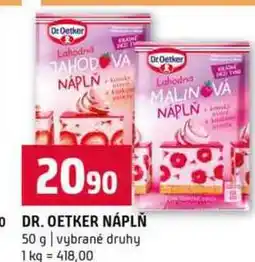 Terno DR. OETKER NÁPLŇ 50 g nabídka
