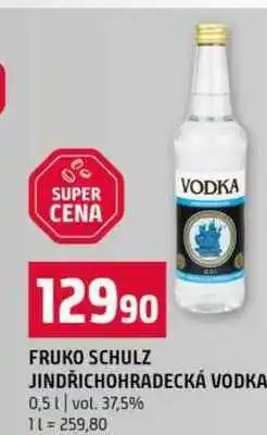 Terno FRUKO SCHULZ JINDŘICHOHRADECKÁ VODKA 0,5 l nabídka