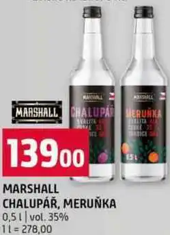 Terno MARSHALL CHALUPÁŘ, MERUŇKA 0,5 l nabídka