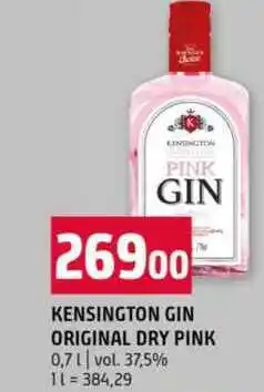Terno KENSINGTON GIN ORIGINAL DRY PINK 0,7 l nabídka