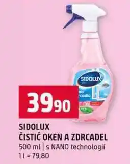Terno SIDOLUX ČISTIČ OKEN A ZDRCADEL 500 ml nabídka