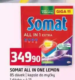 Terno SOMAT ALL IN ONE LEMON 85 dávek nabídka